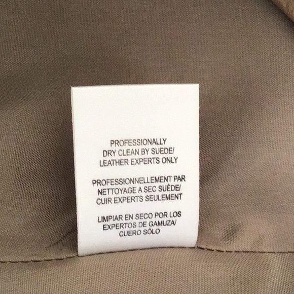 W by Worth Brown/Taupe/Tan Leather Skirt - Picture 5 of 5